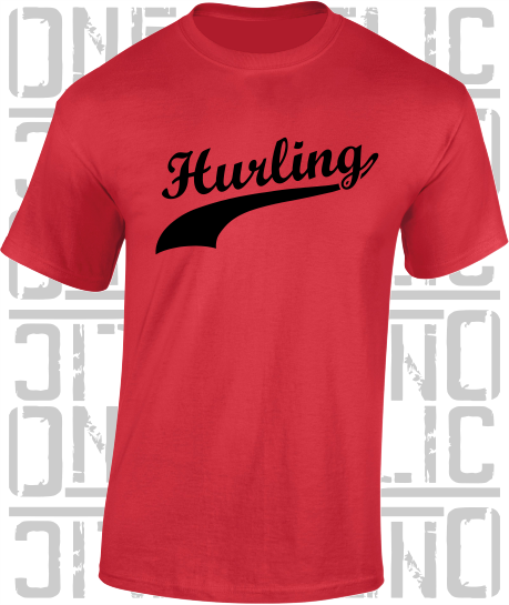 Hurling Swash T-Shirt - Adult - Down