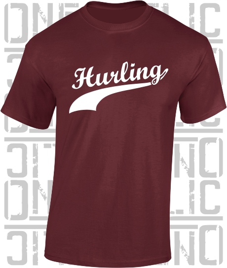 Hurling Swash T-Shirt - Adult - Galway
