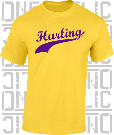 Hurling Swash T-Shirt - Adult - Wexford
