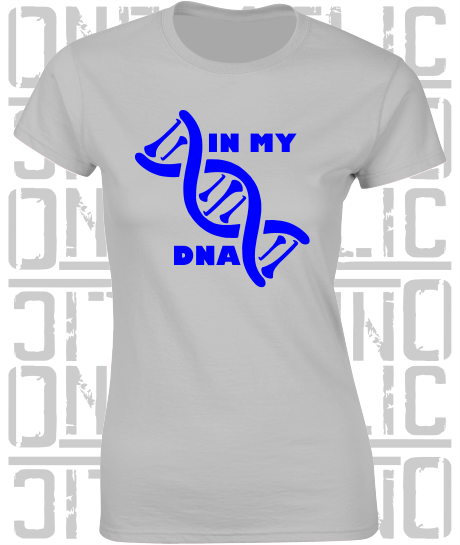 In My DNA Hurling / Camogie Ladies Skinny-Fit T-Shirt - Cavan