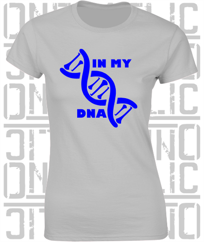 In My DNA Hurling / Camogie Ladies Skinny-Fit T-Shirt - Laois