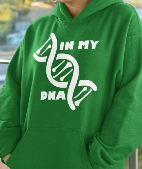 In My DNA Hurling / Camogie Hoodie - Adult - All County Colours Available