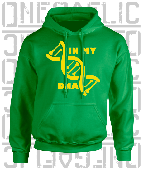 In My DNA Hurling / Camogie Hoodie - Adult - Leitrim