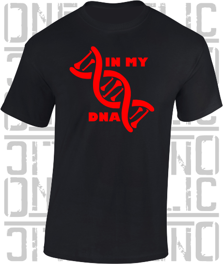 In My DNA Hurling / Camogie T-Shirt - Adult - Down