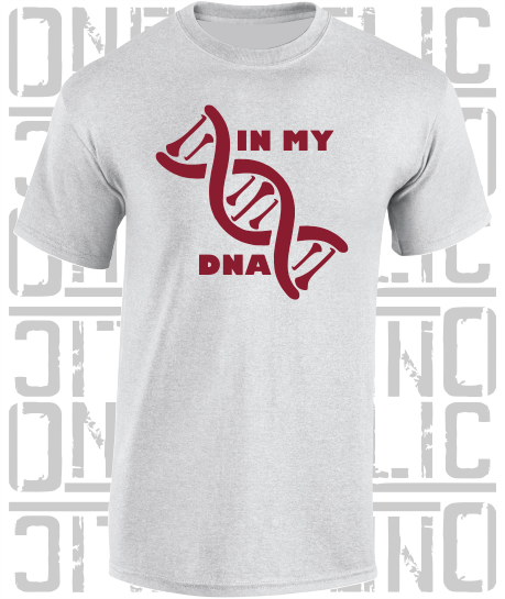 In My DNA Hurling / Camogie T-Shirt - Adult - Galway
