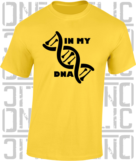 In My DNA Hurling / Camogie T-Shirt - Adult - Kilkenny