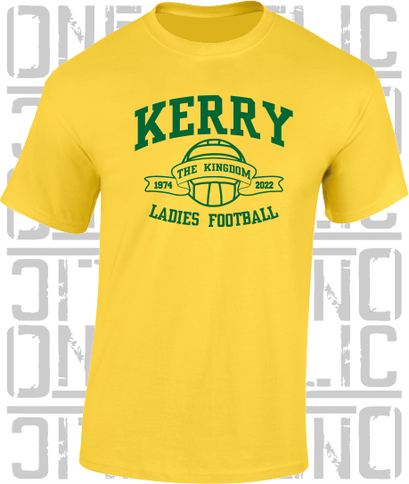 Ladies (Gaelic) Football T-Shirt  - Adult - All Counties Available