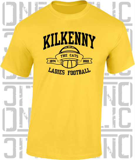 Ladies (Gaelic) Football T-Shirt  - Adult - All Counties Available