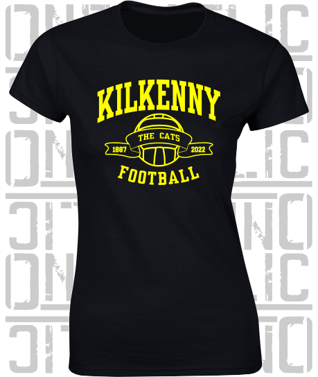 Football - Gaelic - Ladies Skinny-Fit T-Shirt - Kilkenny