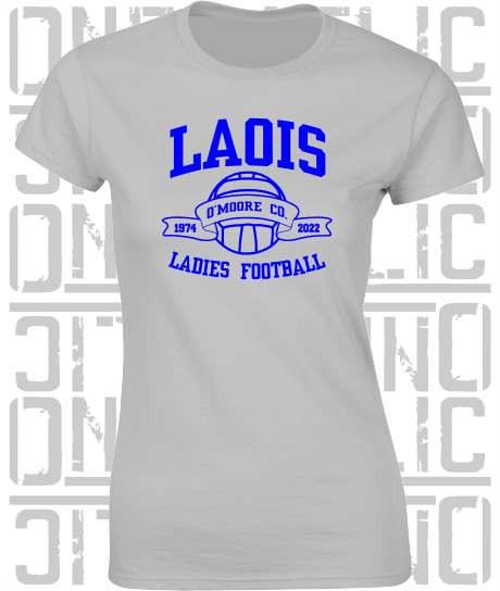 Ladies Gaelic Football T-Shirt - Ladies Skinny-Fit - All Counties Available