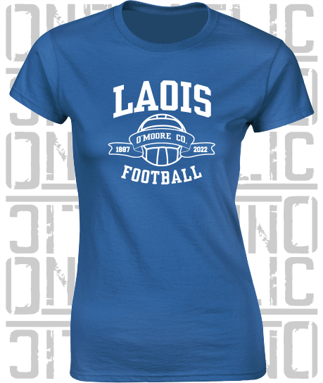 Football - Gaelic - Ladies Skinny-Fit T-Shirt - Laois