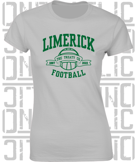 Football - Gaelic - Ladies Skinny-Fit T-Shirt - Limerick