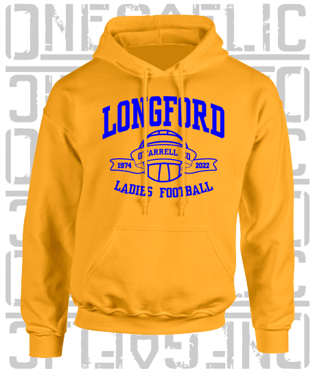 Ladies Football - Gaelic - Adult Hoodie - Longford