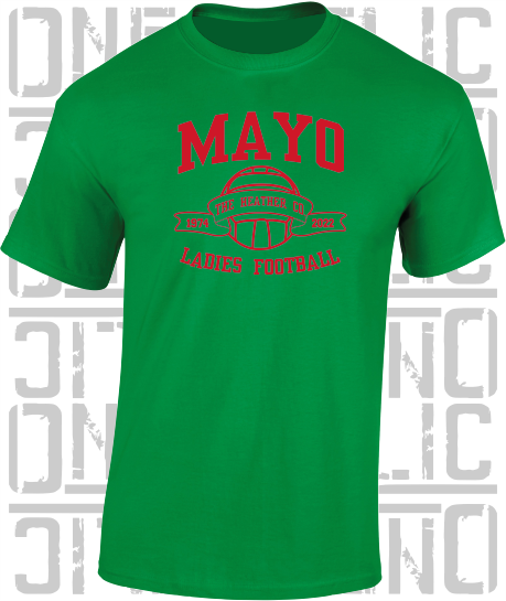 Ladies (Gaelic) Football T-Shirt  - Adult - All Counties Available