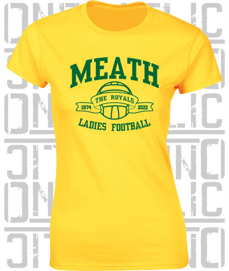 Ladies Gaelic Football T-Shirt - Ladies Skinny-Fit - All Counties Available