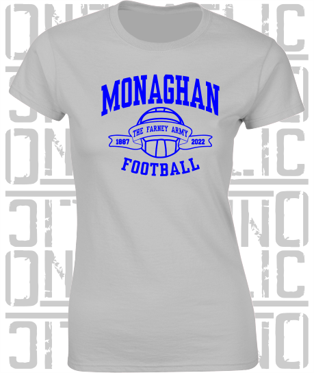 Football - Gaelic - Ladies Skinny-Fit T-Shirt - Monaghan