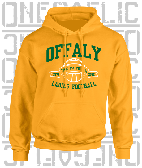 Ladies Gaelic Football Hoodie - Adult - All Counties Available