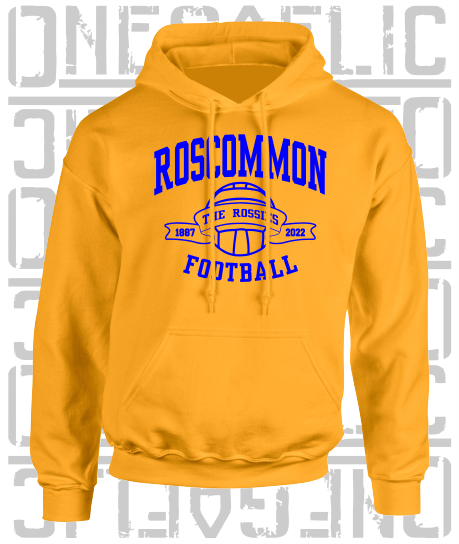 Football - Gaelic - Adult Hoodie - Roscommon