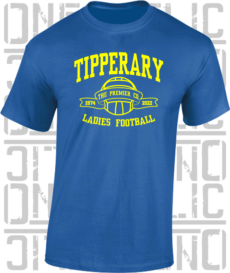 Ladies Football - Gaelic - T-Shirt Adult - Tipperary