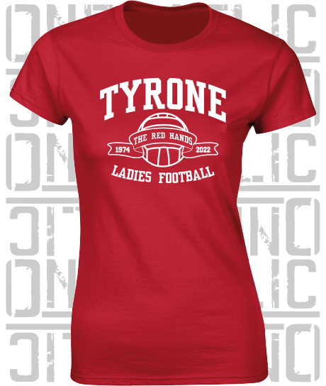 Ladies Football - Gaelic - Ladies Skinny-Fit T-Shirt - Tyrone