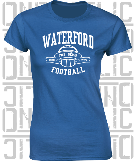Football - Gaelic - Ladies Skinny-Fit T-Shirt - Waterford