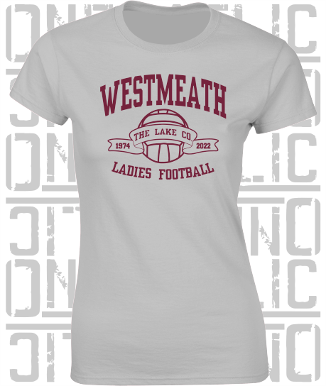 Ladies Football - Gaelic - Ladies Skinny-Fit T-Shirt - Westmeath