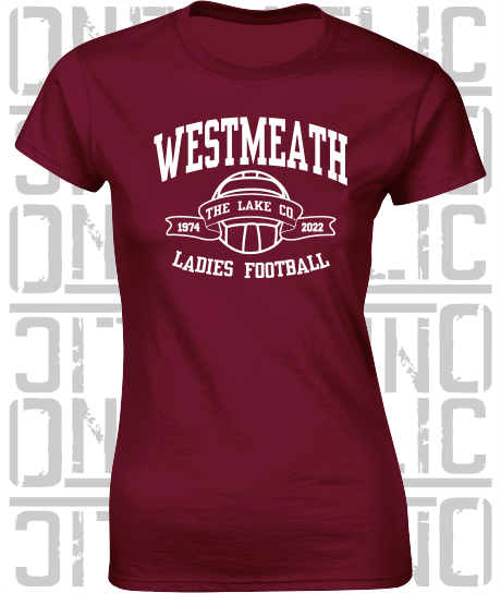 Ladies Football - Gaelic - Ladies Skinny-Fit T-Shirt - Westmeath