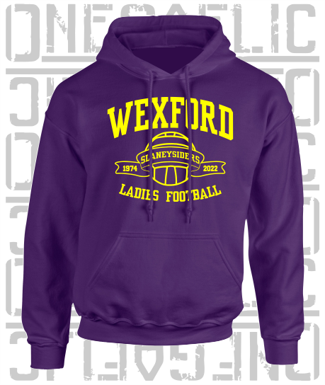 Ladies Football - Gaelic - Adult Hoodie - Wexford