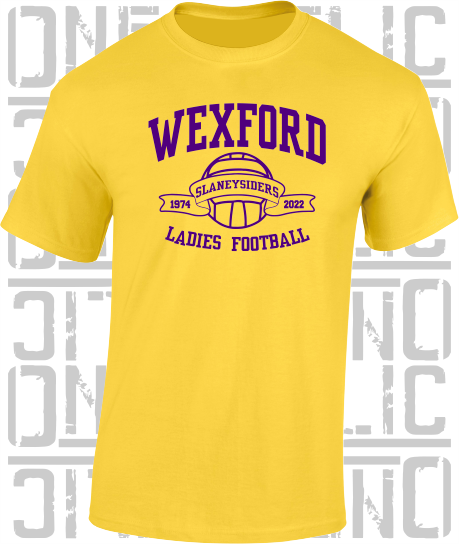 Ladies Football - Gaelic - T-Shirt Adult - Wexford