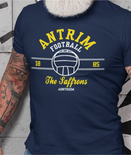 Gaelic Football T-Shirt - Adult - Antrim