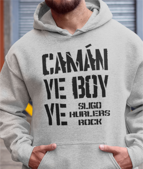 Camán Ye Boy Ye, Hurling Hoodie - Adult - All Counties Available