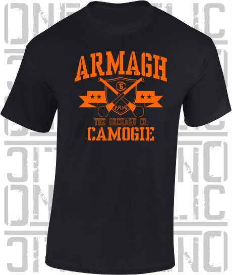 Crossed Hurls Camogie T-Shirt Adult - All Counties Available