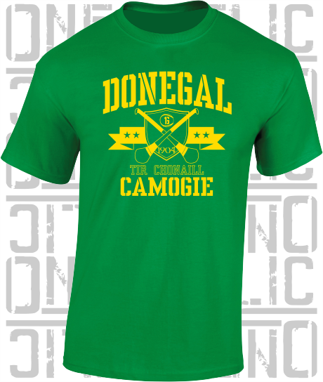 Crossed Hurls Camogie T-Shirt Adult - All Counties Available