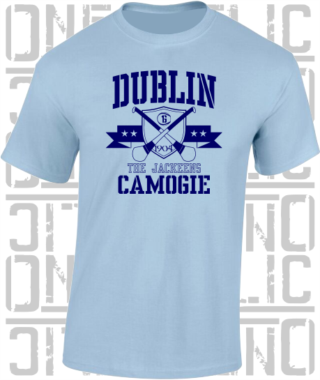 Crossed Hurls Camogie T-Shirt Adult - All Counties Available