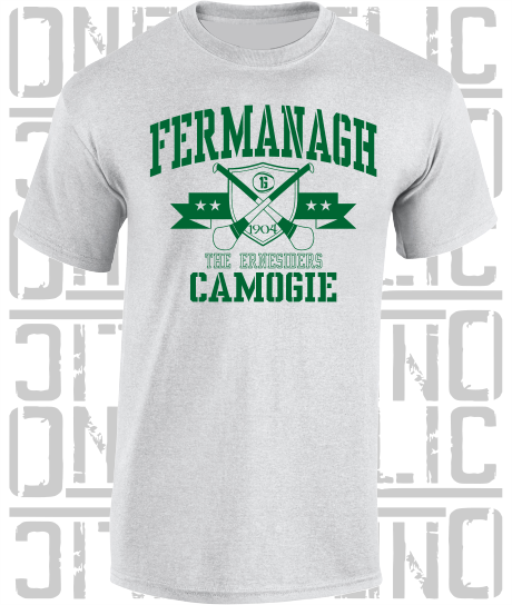 Crossed Hurls Camogie T-Shirt Adult - All Counties Available