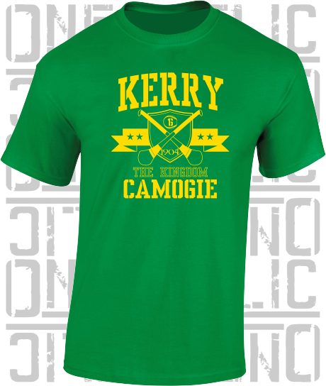 Crossed Hurls Camogie T-Shirt Adult - All Counties Available