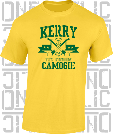 Crossed Hurls Camogie T-Shirt Adult - All Counties Available