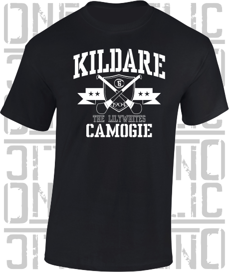 Crossed Hurls Camogie T-Shirt Adult - All Counties Available