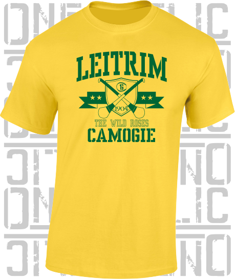 Crossed Hurls Camogie T-Shirt Adult - All Counties Available