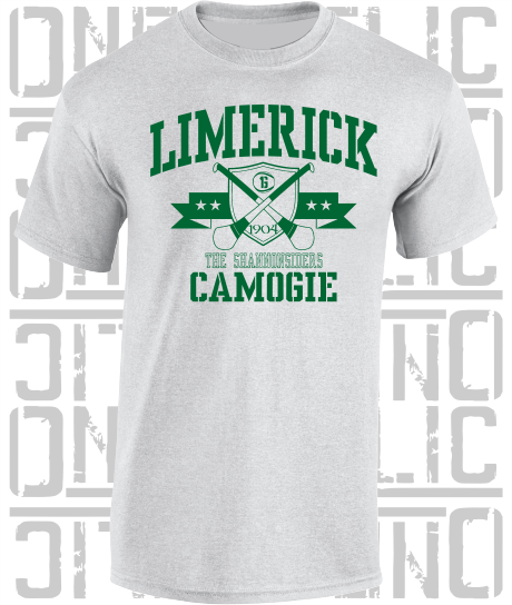 Crossed Hurls Camogie T-Shirt Adult - All Counties Available