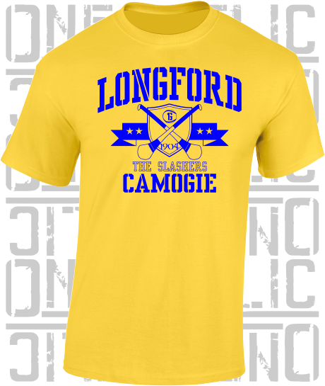 Crossed Hurls Camogie T-Shirt Adult - All Counties Available