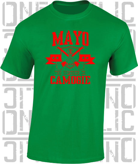 Crossed Hurls Camogie T-Shirt Adult - All Counties Available