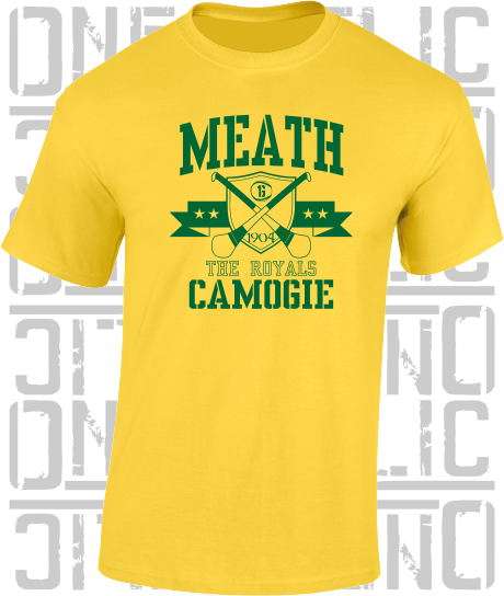 Crossed Hurls Camogie T-Shirt Adult - Meath