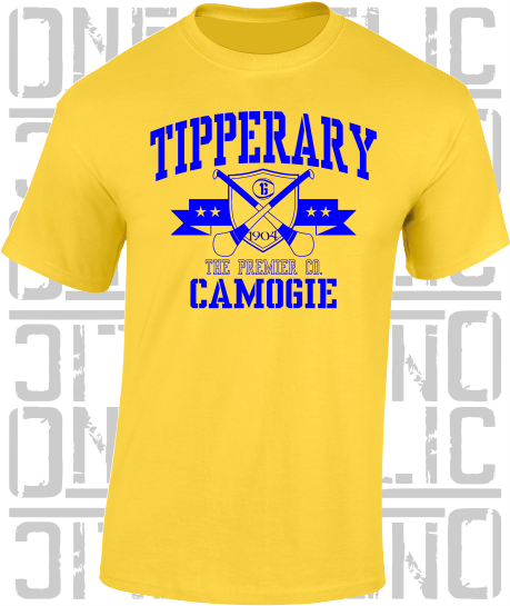 Crossed Hurls Camogie T-Shirt Adult - All Counties Available