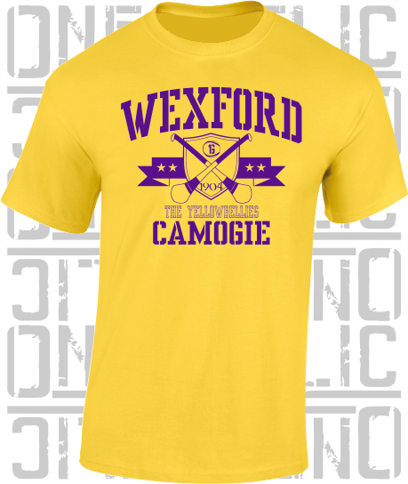 Crossed Hurls Camogie T-Shirt Adult - All Counties Available