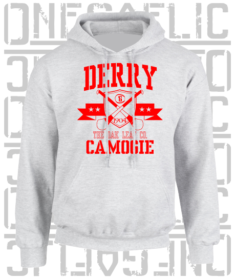 Crossed Hurls Camogie Hoodie - Adult - Derry