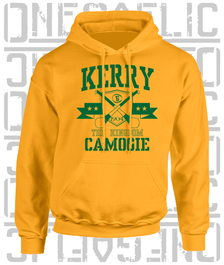 Crossed Hurls Camogie Hoodie - Adult - Kerry