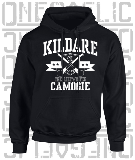 Crossed Hurls Camogie Hoodie - Adult - Kildare