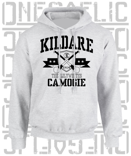 Crossed Hurls Camogie Hoodie - Adult - Kildare
