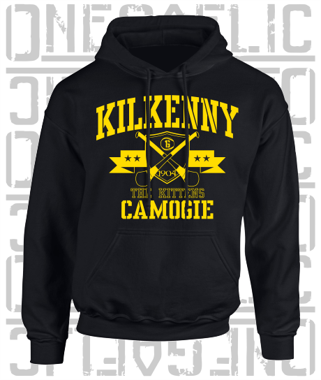 Crossed Hurls Camogie Hoodie - Adult - Kilkenny